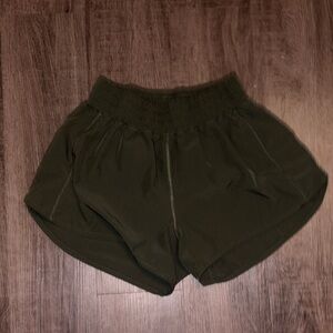 Olive Green Women's Shorts